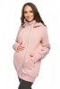 MijaCulture - Maternity jacket warm Hoodie / Pullover for two / for Baby Carriers 4132 Pink